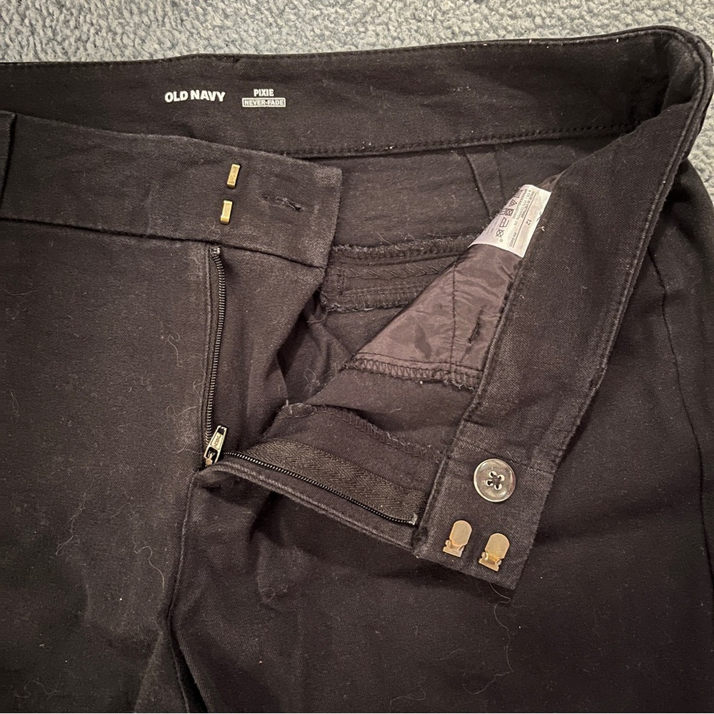 Black Old Navy Pixie Pants - image 2